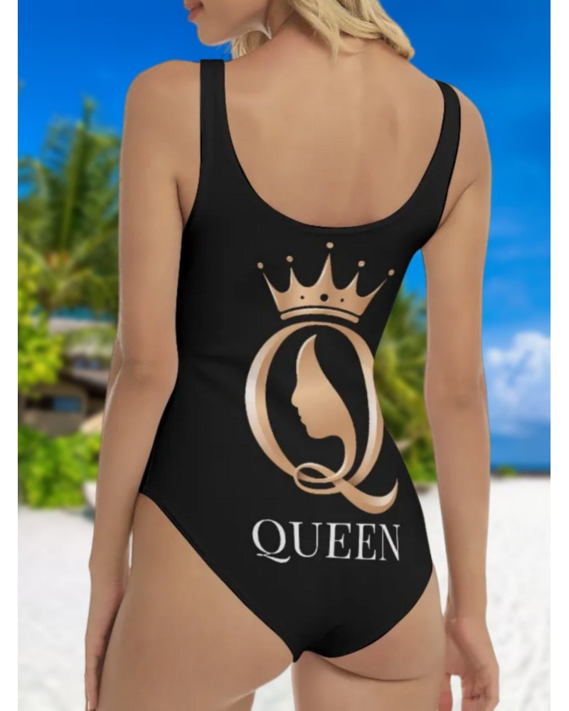 QUEEN OF SPADES One - Piece Swimsuit, qos bikini,