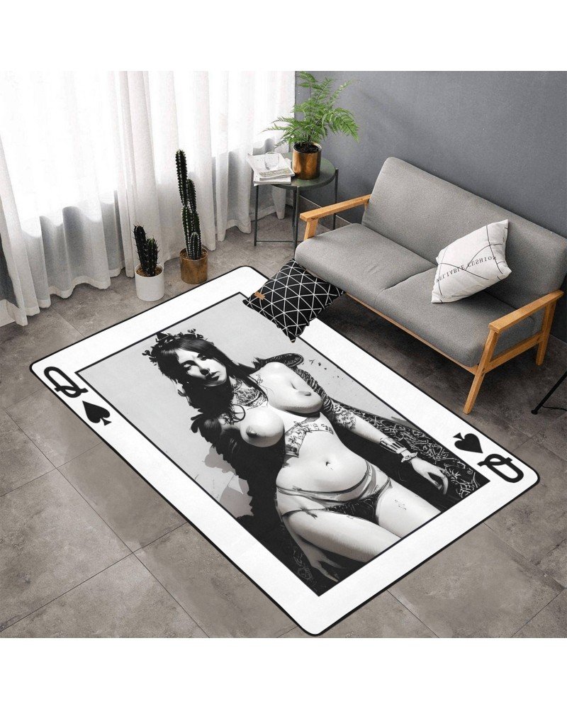 QUEEN OF SPADES Area Rug 7'X5', qos carpet, qos, queen of