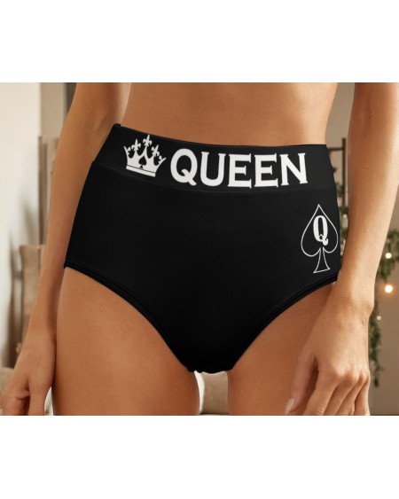 PAWG For BBC High - Waist Panties - Queen of Spades Bold