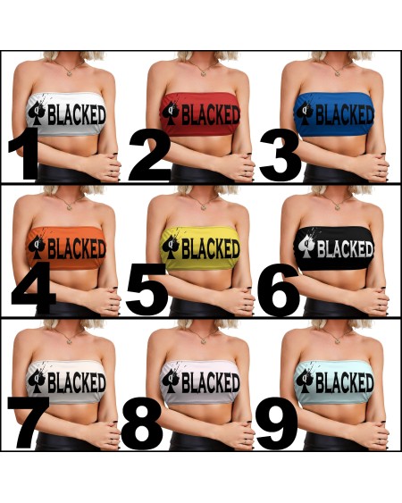 BALCKED QUEEN Of SPADES Wrap chest, 9colors, top queen off