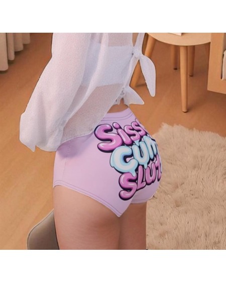 Sissy Cum Slut Panties  Kinky Femboy Lingerie With Pastel