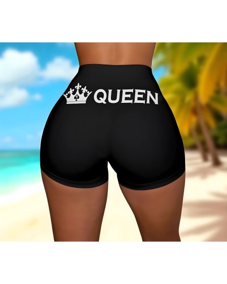 Queen Of Spades Shorts High Waisted Seamless Fitness Shorts,