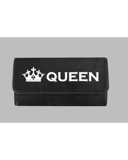 QUEEN OF SPADES, Women'S Trifold Long Clutch Wallets slut