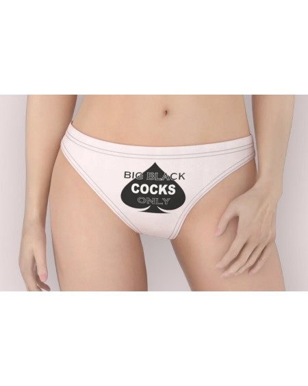 BIG BLACK COCK Only Thong, 16 colors, large size, slut