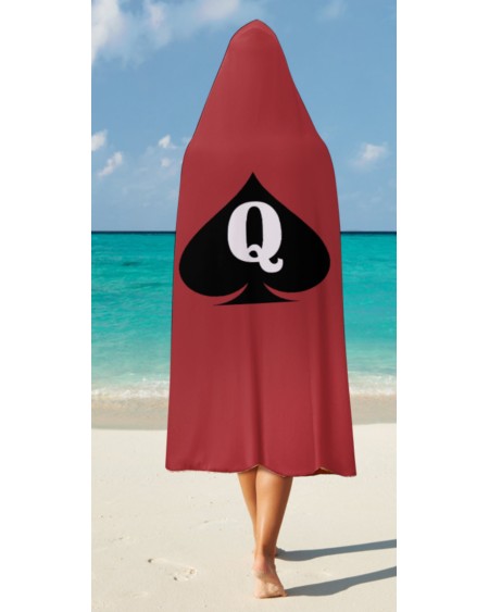 QUEEN OF SPADES Cloak Hooded Blanket, 20 Colors, slut