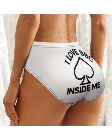Queen Of Spades Hotwife Panties - 'I Love BBC Inside Me' -