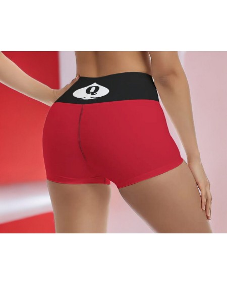 Queen Of Spades Yoga Shorts - 6 Colors, Fitness & Hotwife