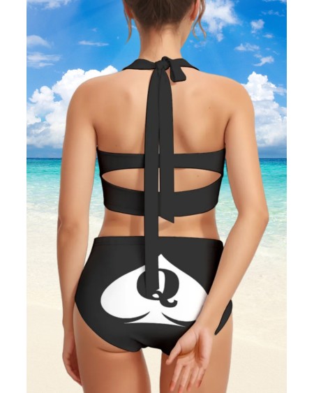 Bikini QUEEN OF SPADES, Extra large size, qos swimsuit slut