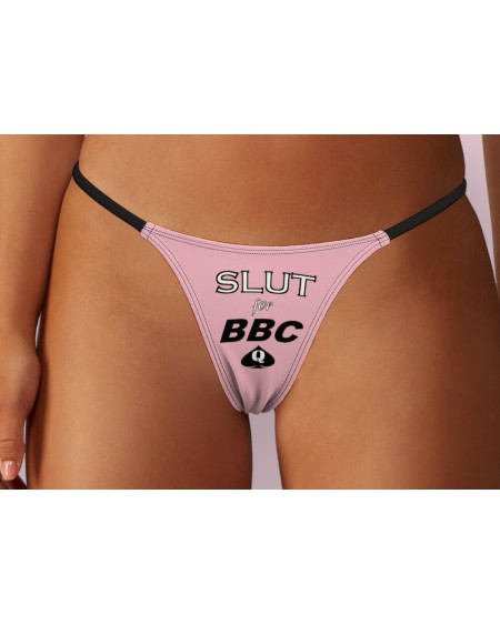 SLUT FOR BBC Qos Thong, slut clothing, cuckolding, hotwife