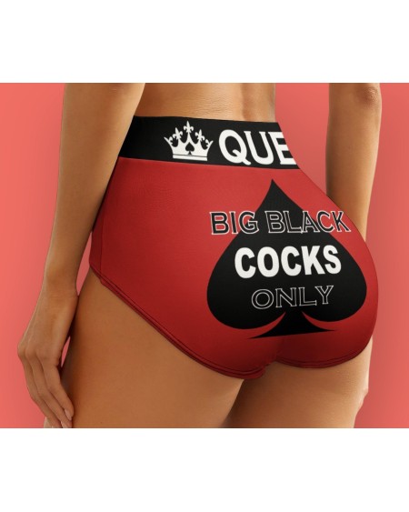 BIG BLACK COCKS Only, Panties, slut clothing, cuckolding,