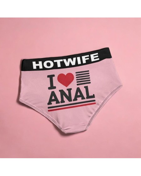 Sexy I LOVE ANAL Panties - Bold Lingerie For Women Who Dare