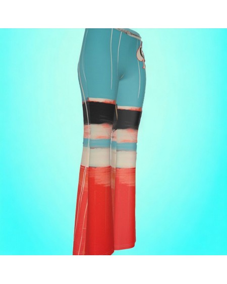 QUEEN OF SPADES Print Women'S Flare Pants, queen of spades,