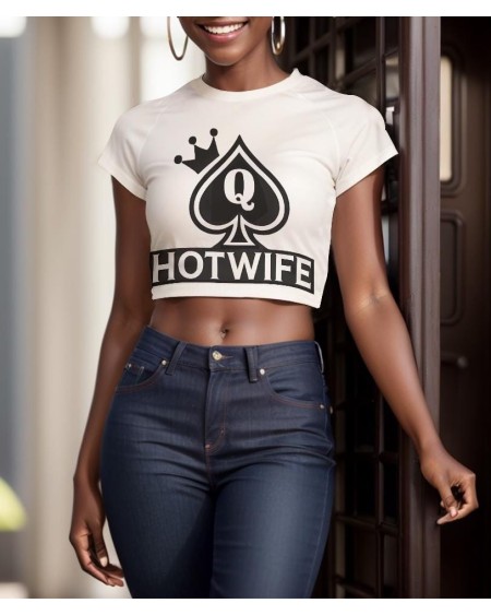 Queen Of Spade Hotwife Crop - Tank Top - Sexy Hotwife Queen