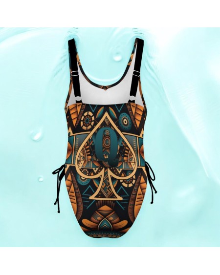 African Tribal QUEEN OF SPADES Swimsuit - Sexy Hotwife