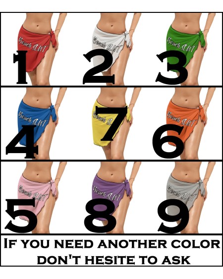 BEACH SLUT Wrap Skirt, , Slut clothing, cuckolding, hotwife