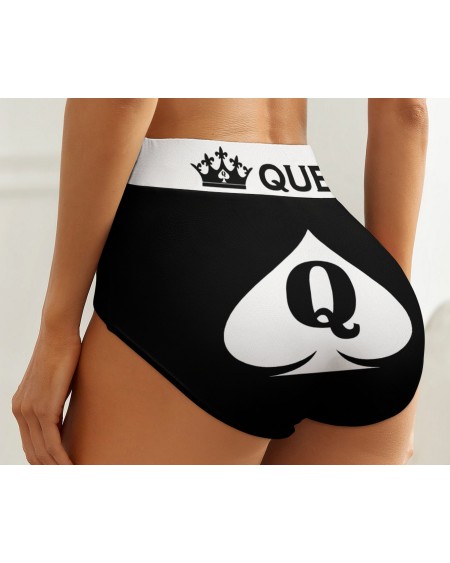 CUM HERE QOS Panties, queen of spades slut clothing,