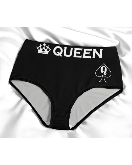 PAWG For BBC High - Waist Panties - Queen of Spades Bold