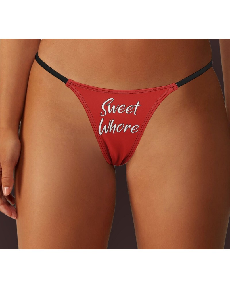 SWEET WHORE Thong, Slut clothing, cuckolding, hotwife