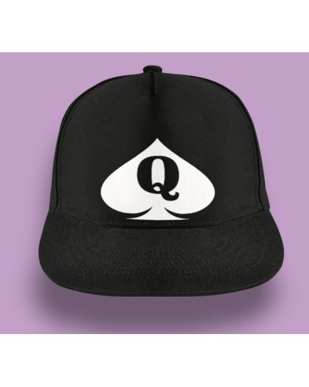 QUEEN OF SPADES Snapback Cap, Slut clothing, cuckolding,