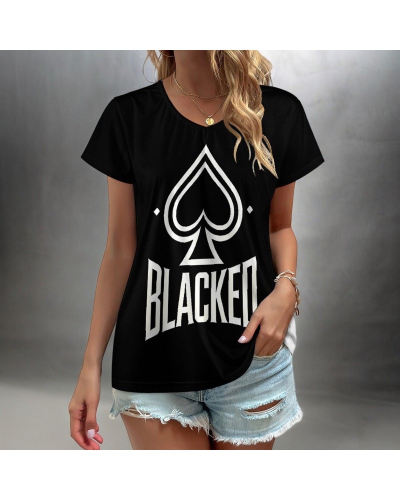 Blacked Queen Of Spades T - Shirt - Empowering Women's