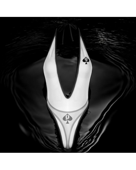 Queen Of Spades Hotwife Jumpsuit Underwear - perfectly sheer