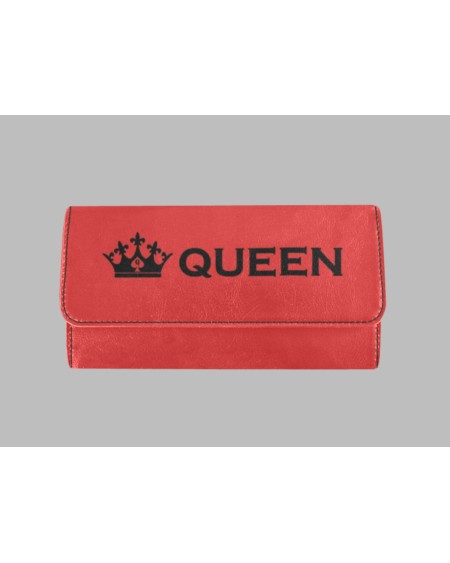 QUEEN OF SPADES, Women'S Trifold Long Clutch Wallets slut