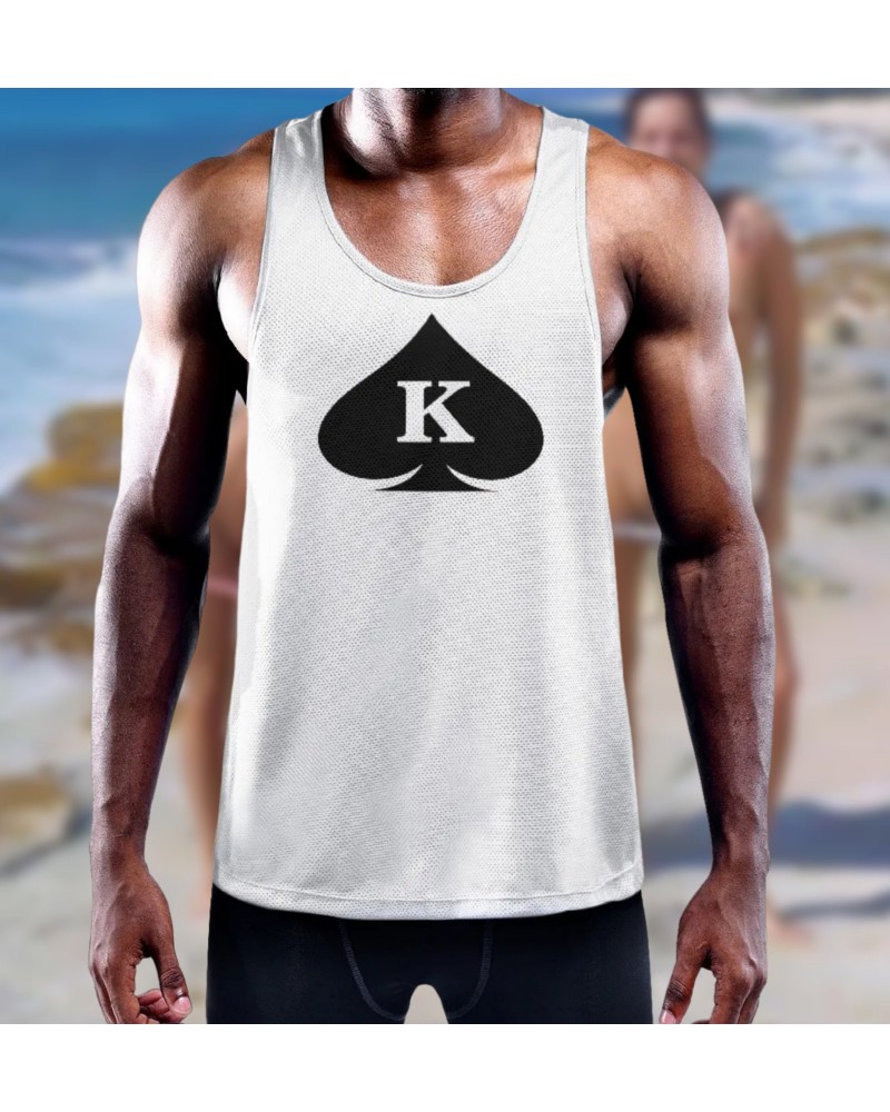 KING Of SPADES Y - Back Muscle Tank top, kos t - shirt, t -
