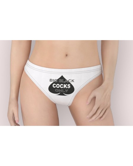 BIG BLACK COCK Only Thong, 16 colors, large size, slut