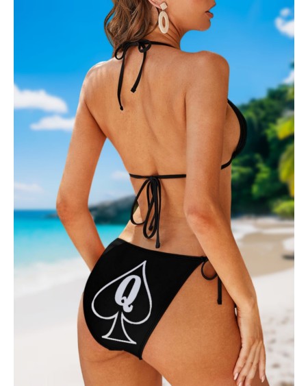 QUEEN OF SPADES Bikini, slut clothing, cuckolding, hotwife
