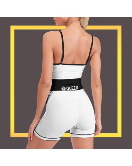 QUEEN Of SPADES set short and top, yoga, fitness, slut