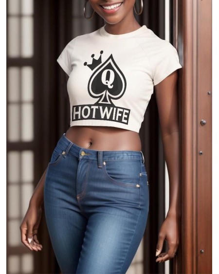 Queen Of Spade Hotwife Crop - Tank Top - Sexy Hotwife Queen