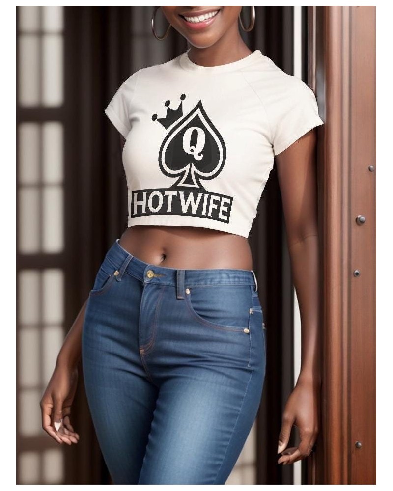 Queen Of Spade Hotwife Crop - Tank Top - Sexy Hotwife Queen