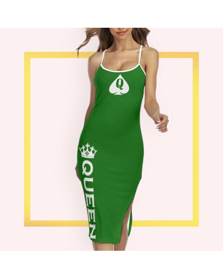 QUEEN OF SPADES Back Cross Cami Dress, 9 Colors, slut