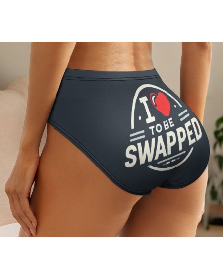 Sexy I LOVE To be SWAPPED Panties - Hotwife Lingerie, Slut