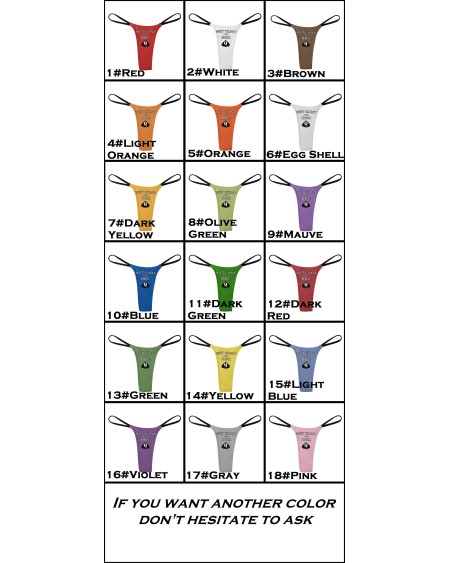WET CUNT For BBC Thong, 18 colors, slut clothing,
