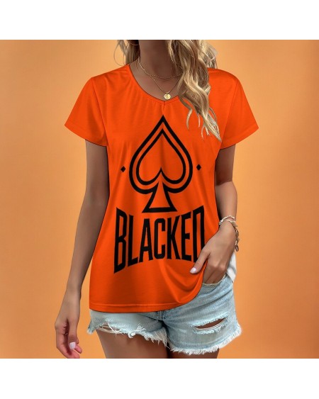 Blacked Queen Of Spades T - Shirt - Empowering Women's