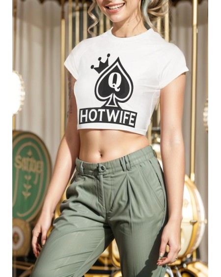 Queen Of Spade Hotwife Crop - Tank Top - Sexy Hotwife Queen