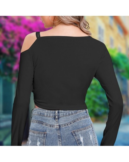 QUEEN OF SPADES One - Shoulder Blouse, top queen off spades,