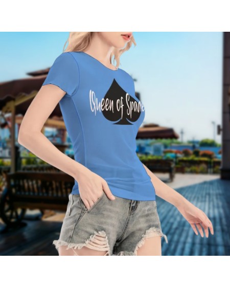 Transparent tshirt QUEEN of SPADES, queen off spades tshirt,