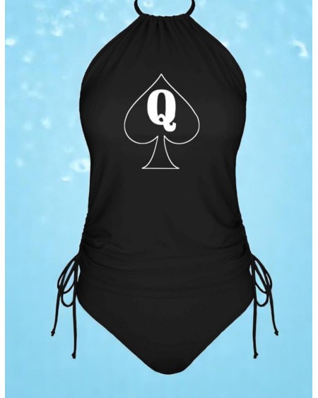 Queen Of Spades Bikini  Sexy Two Piece Swimsuit for Hotwife