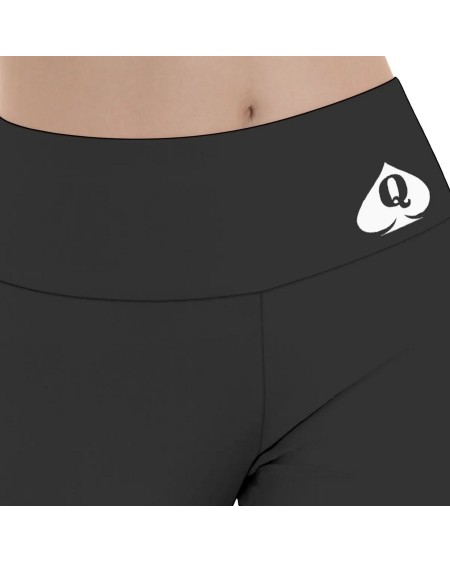 QUEEN OF SPADES Flare Pants, Legging, large size queen of
