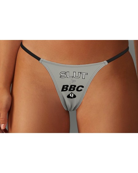 SLUT FOR BBC Qos Thong, slut clothing, cuckolding, hotwife