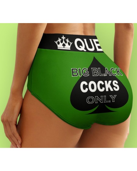 BIG BLACK COCKS Only, Panties, slut clothing, cuckolding,