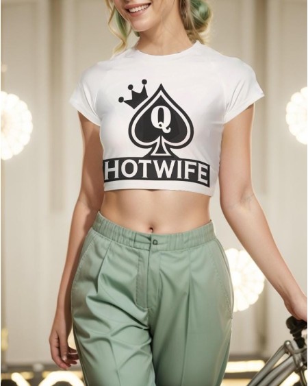 Queen Of Spade Hotwife Crop - Tank Top - Sexy Hotwife Queen