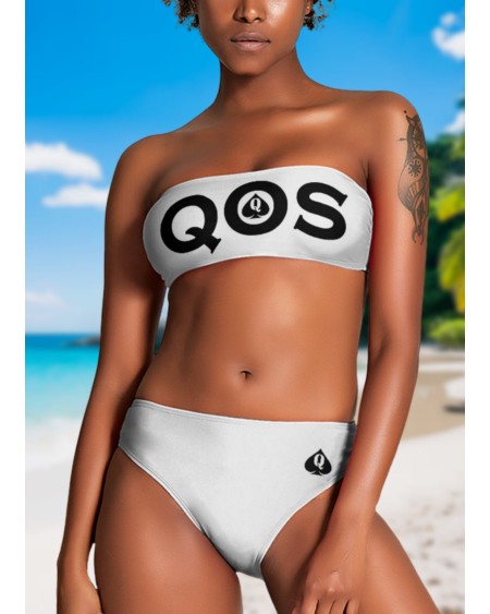 QOS Bikini Swimsuit, Slut clothing, cuckolding, hotwife