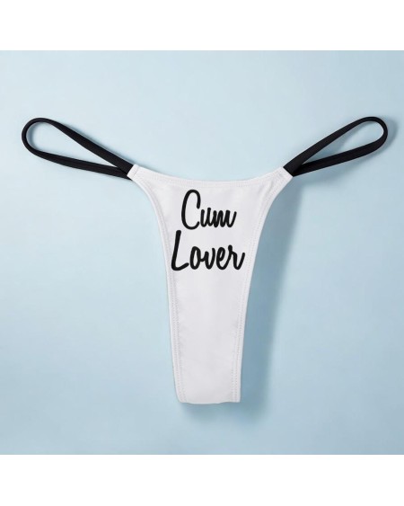 Cum Lover Thong - Seductive Slut Clothing For Cuckolding