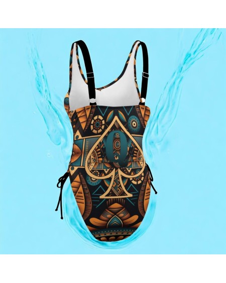 African Tribal QUEEN OF SPADES Swimsuit - Sexy Hotwife