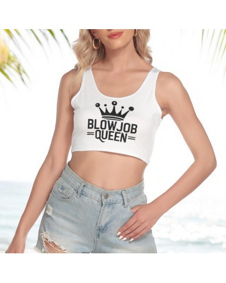 Bold Blowjob Queen Crop Top - Sexy Hotwife Tease, Seductive