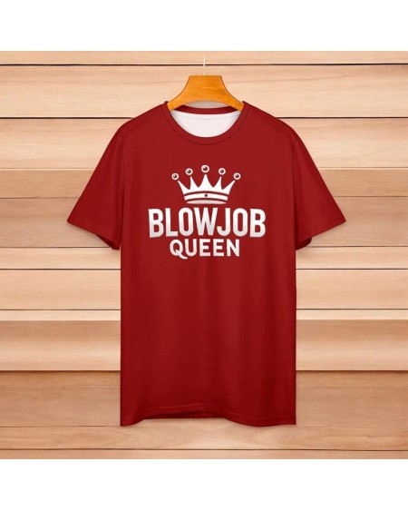 BLOWJOB QUEEN T - SHIRT - Seductive Hotwife Tease Top, Oral