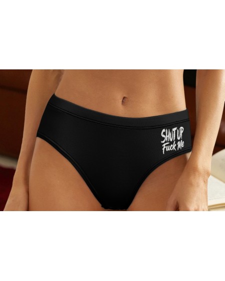 Shut Up Fuck Me High-Waist Panties – Hotwife Fetish Lingerie